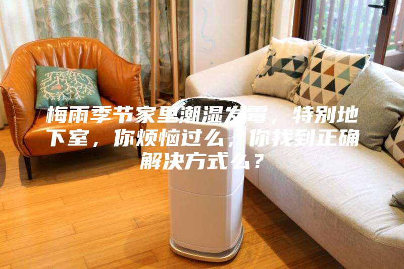 梅雨季節家里潮濕發霉，特別地下室，你煩惱過么，你找到正確解決方式么？